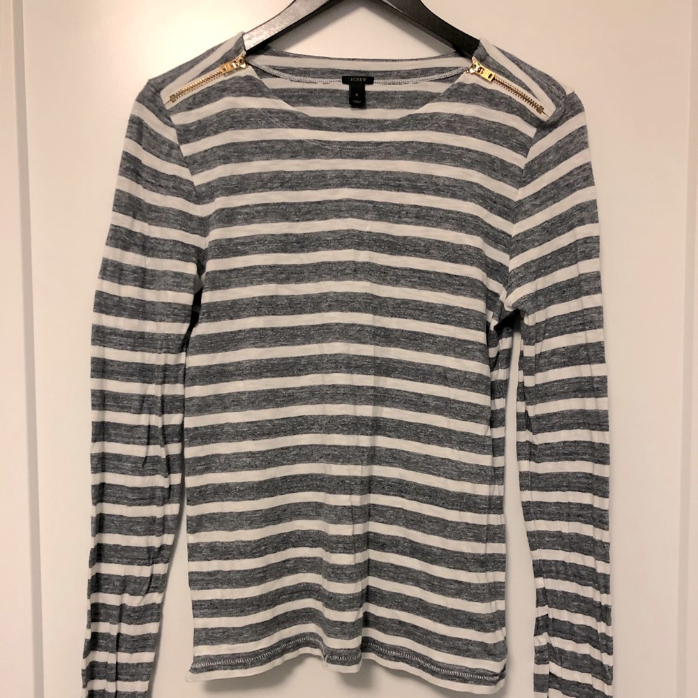 Women’s J Crew Striped Long Sleeve